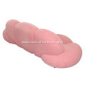 New design injection mold foam pink petal sofa